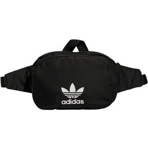 NWT✨ Adidas Originals Black Sport Waist Fanny Pack Travel Festival Bag